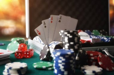 Live dealer table layout with blackjack and baccarat